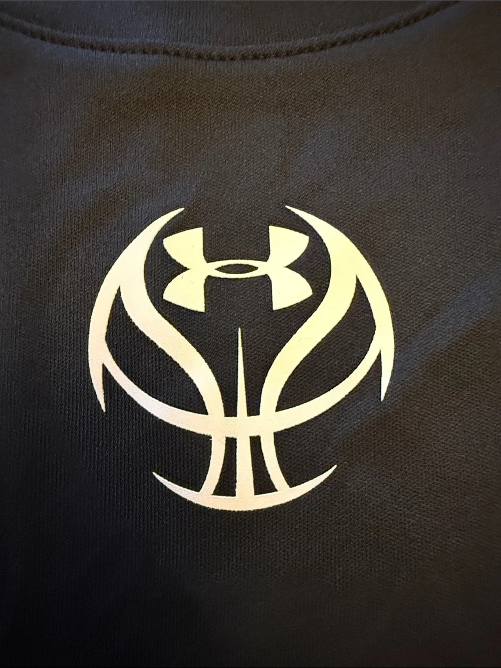 Under Armour Black and Gray Boys' Athletic Basketball Training Tank Top